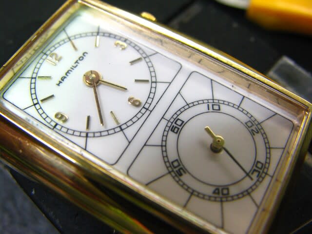 ハミルトンクオーツ時計とセイコークラウン、バカラの置物に入っている時計の修理です - 正ちゃんの時計修理ブログ たからや時計店