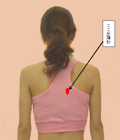 の 肩 右側 甲骨 の 下 痛み 背中