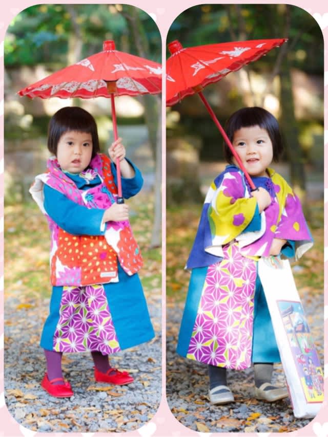 素敵な七五三 手作り子供服 そらのつくり