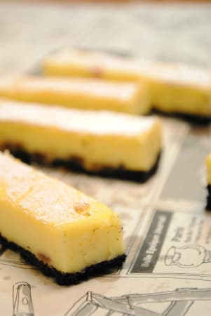 オレオ風味の スティック チーズケーキ 四万十住人の 簡単料理ブログ