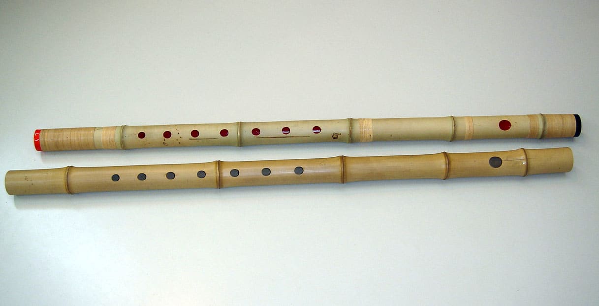篠笛 立平 ドレミ調 八本調子 天地巻 太管 - 和楽器