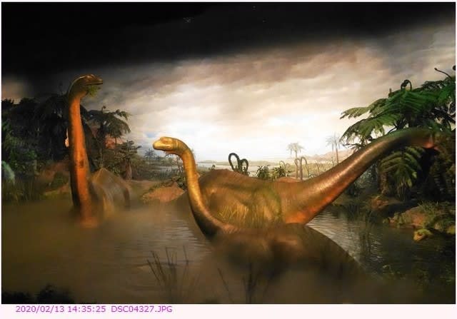 太古の世界の恐竜 ウエスタンリバー鉄道 都内散歩 散歩と写真