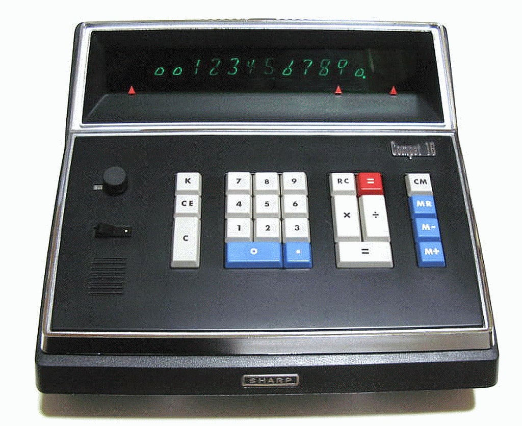 IC電卓ノスタルジア (SHARP Compet CS-12A, 1969年) とね日記