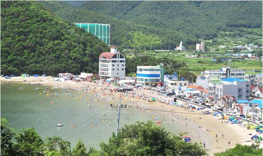 韓国旅行、巨済、海水浴場