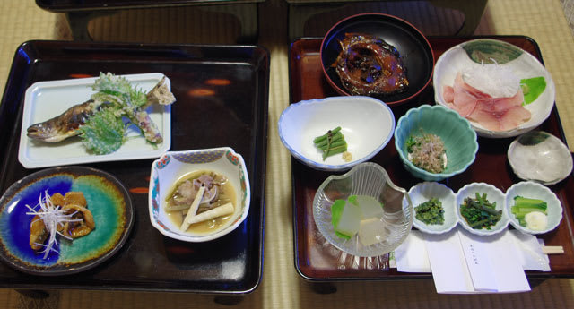 夕食 福島屋の夕食