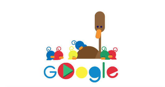 Googleのロゴ 19年母の日 Etoile