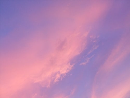 夕方の空 ピンク色 風景写真家 アサイミカ 森ガール の撮影日記