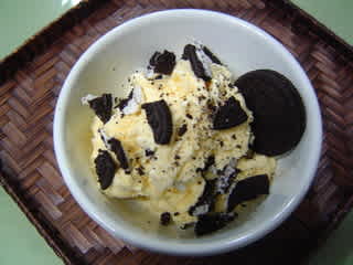 バニラアイスクリーム With オレオ みい母さんのおうち Baan Mae Mii