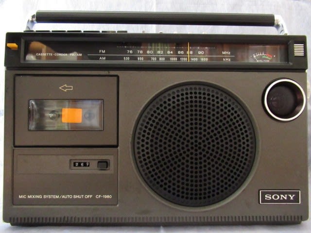 名機中の名機 レトロ SONY CF-1980Ⅱ スタジオ1980マーク2 - ラジオ