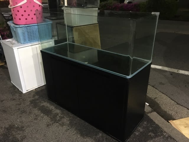 1200×450×450のコトブキのガラス水槽です。