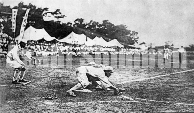 1915年第一回中等学校野球大会決勝戦・豊中球場