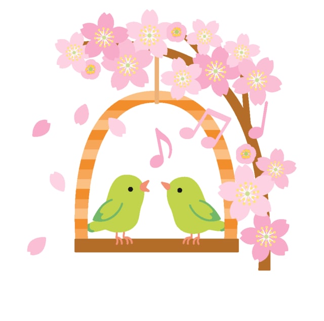 桜＆鶯