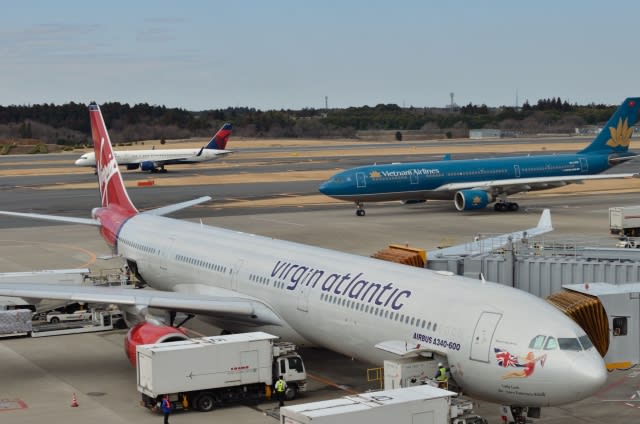 長~~~いヴァージンアトランティック航空のA340~出発編 長~~~いヴァージンアトランティック航空のA340~出発編