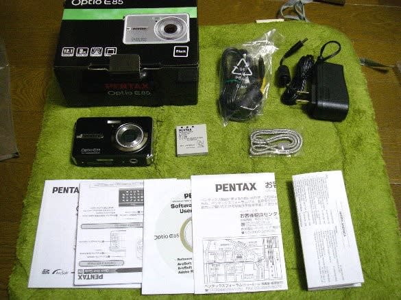 PENTAX Optio E85 中古入手 - カメじいの独り言