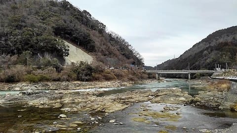 鹿跳橋を渡って Bluebonnet英語教室 滋賀県守山市