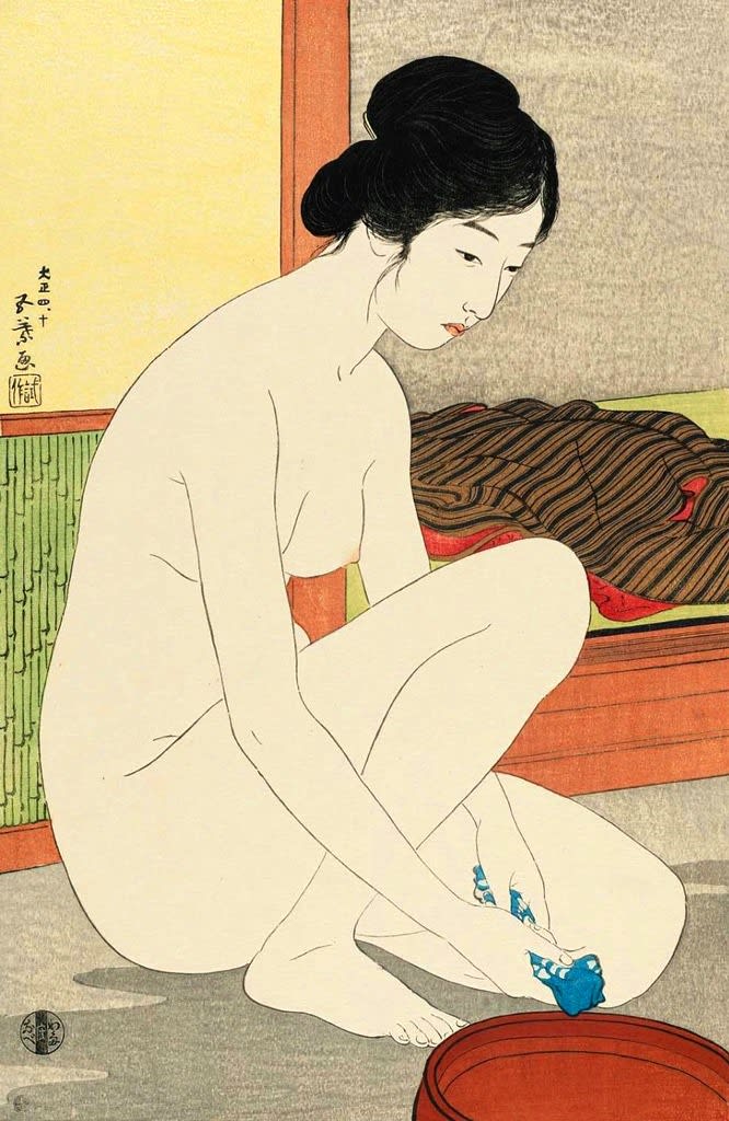 浴場の女【橋口五葉】1915