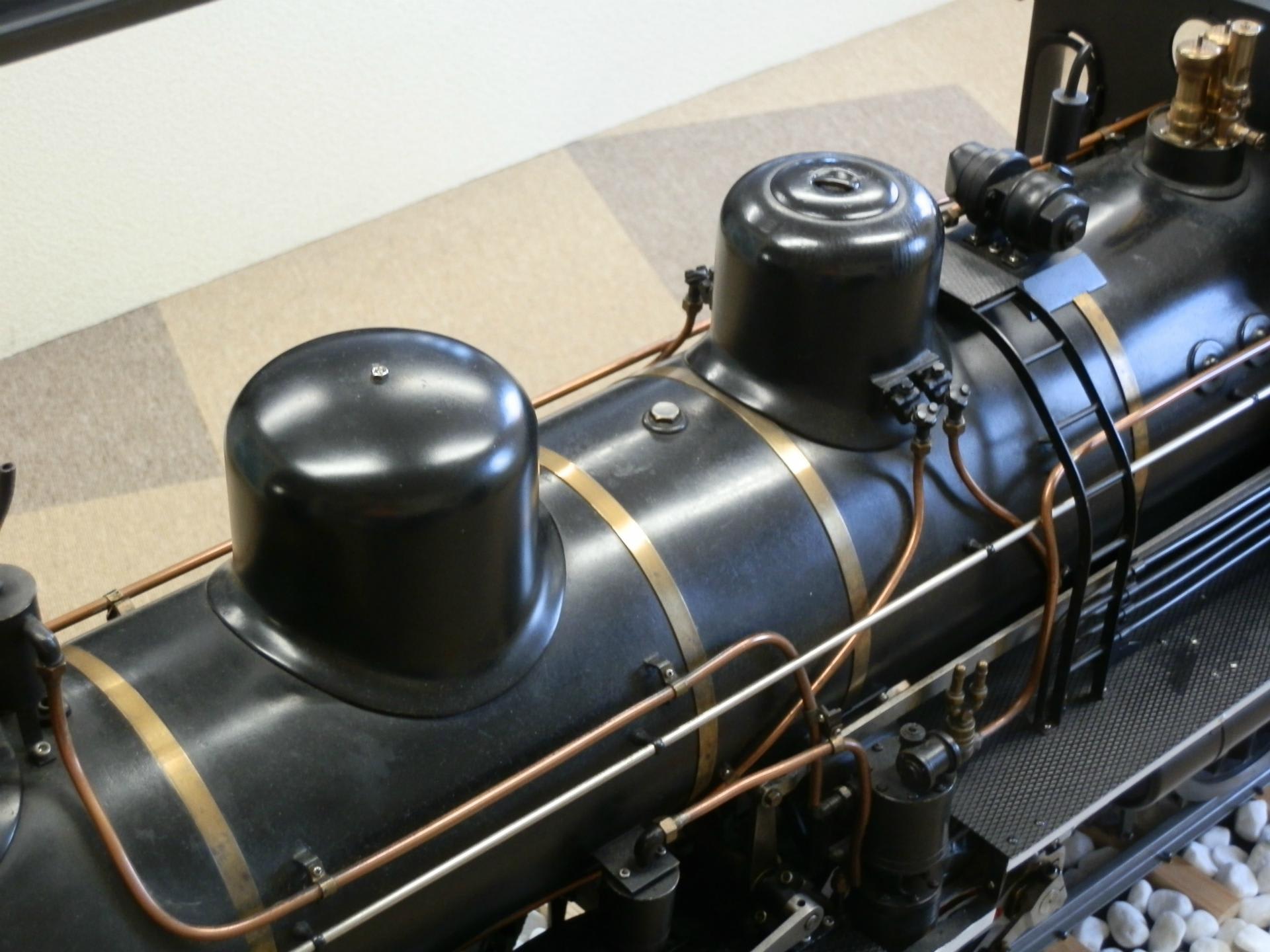 8620形機関車の蒸気溜め - あだち蒸気機関車館