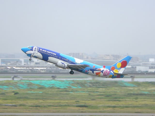 日本未入荷 ANK BOEING 737-400 アイランドドルフィン aob.adv.br