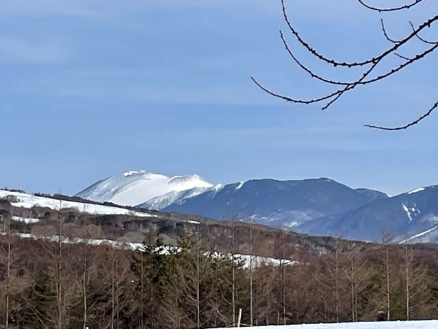 菅平高原から見た浅間山