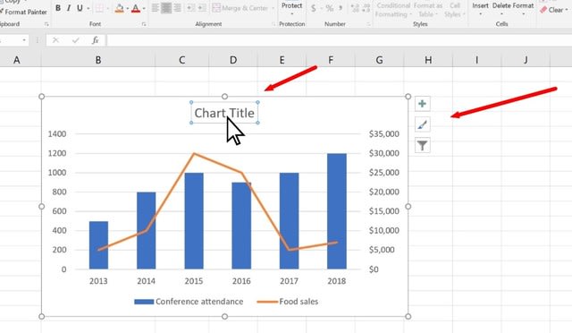 Office 16 Excelグラフのタイトルを追加または削除する Office 16 Pro日本語ダウンロード版 Yahooショッピング 購入した正規品をネット最安値で販売