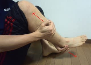 足の甲の痛み 自己矯正の方法 とくしまマラソン塾