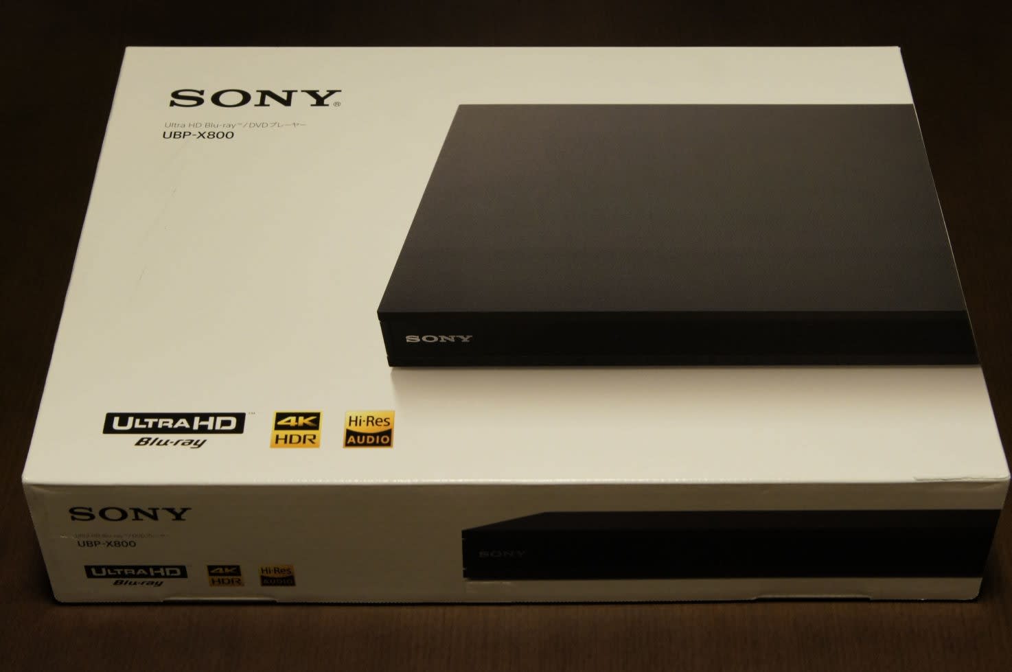 SONY 4k UHD BDプレーヤー UBP-X800 +α 開梱編 - ひよこ造船工房