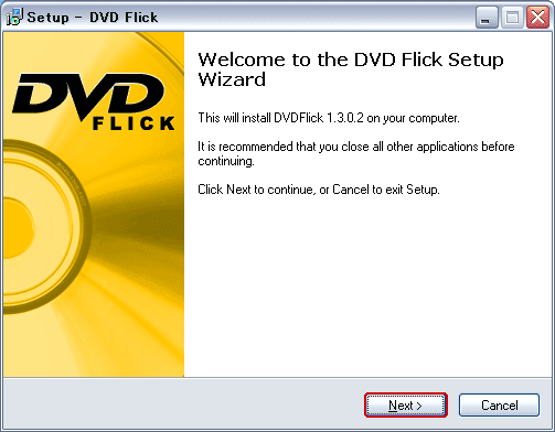 無料オーサリングソフトdvd Flickを使ってdvdを作ろう バラ肉色の生活