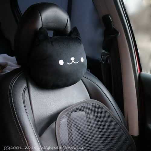 ドライブのお供に黒猫のネッククッション Fwf レンレンのひとりごと