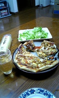 父の日は『PIZZA<br />  』f^_^;