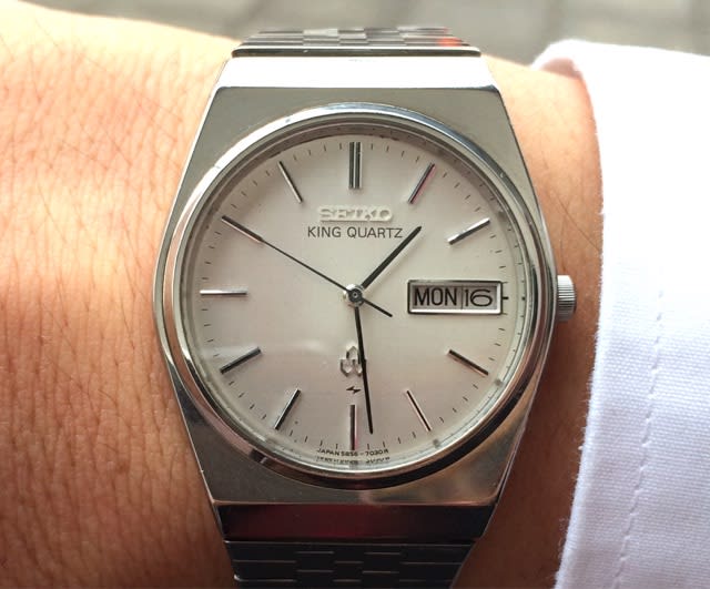 今日の腕時計 3/15 SEIKO KING QUARTZ 5856-7030 - しみずのプログ