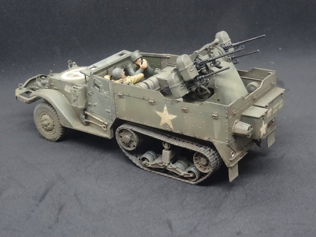 タミヤ1/35 アメリカ 自走対空機銃 M16 スカイクリーナー 製作記 タミヤ1/35 アメリカ 自走対空機銃 M16 スカイクリーナー 製作記