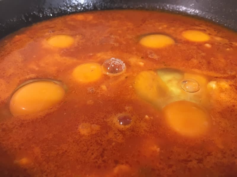 卵のトマトソース煮 イタリア料理
