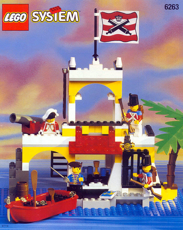 内袋未開封 LEGO 6263 レゴ 総とくのとりで 南海の勇者 MD232-
