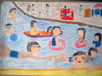 セットアップ 小学校二年生の絵 風景画 絵画 通販公式サイト ryokan