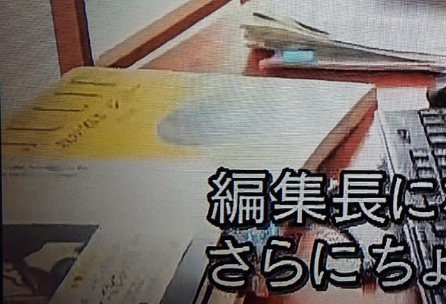 休刊：週間朝日編集長の机の上に（NHK「サラメシ」） - Saoの猫日和