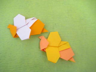 ハチの箸袋おりがみ 創作折り紙の折り方