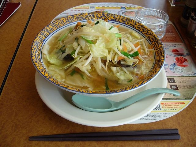 今日のラーメン 野菜たっぷりタンメン バーミヤン ｊ ｄの備忘録