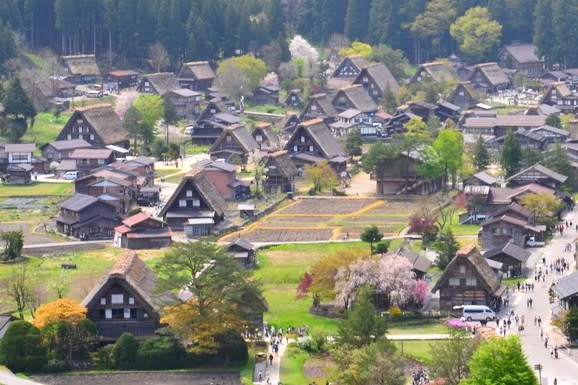 新緑の白川郷 荻町集落 季のまま彩時記