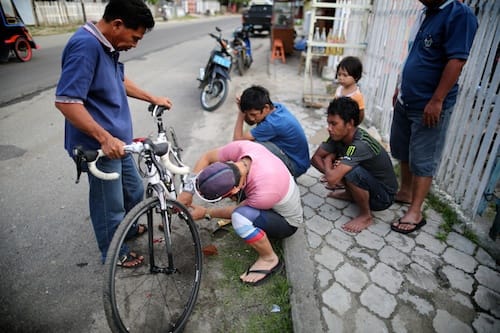 自転車 探検