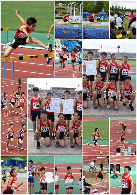 秋田県少年少女陸上競技大会 横手市立雄物川小学校