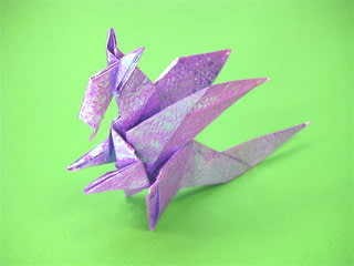 おりがみのドラゴン 創作折り紙の折り方