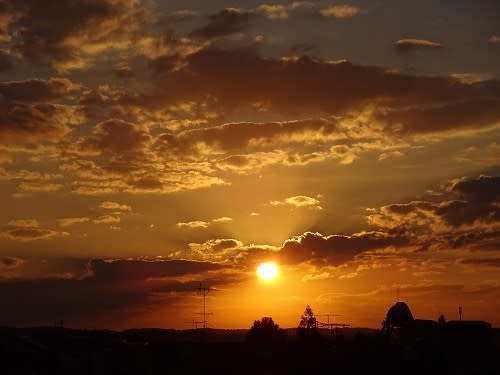 夕方の景色 カメラはいつもポケットに ー