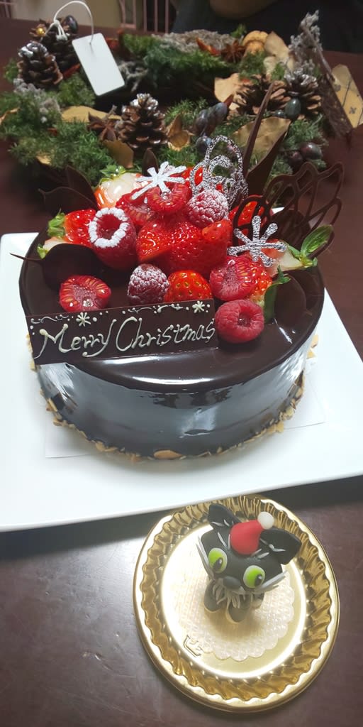 クリスマスケーキ 猫とお菓子とハンドメイドと Chaton Kei