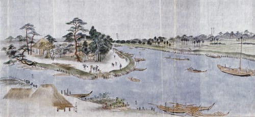 利根川名所勝景図絵の一部