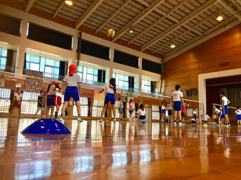 ボール蹴りゲーム 多様な動きをつくる運動 読谷村立喜名小学校 幼稚園