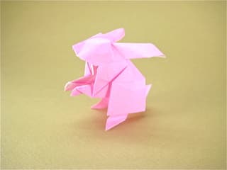 うさぎのおりがみ 創作折り紙の折り方