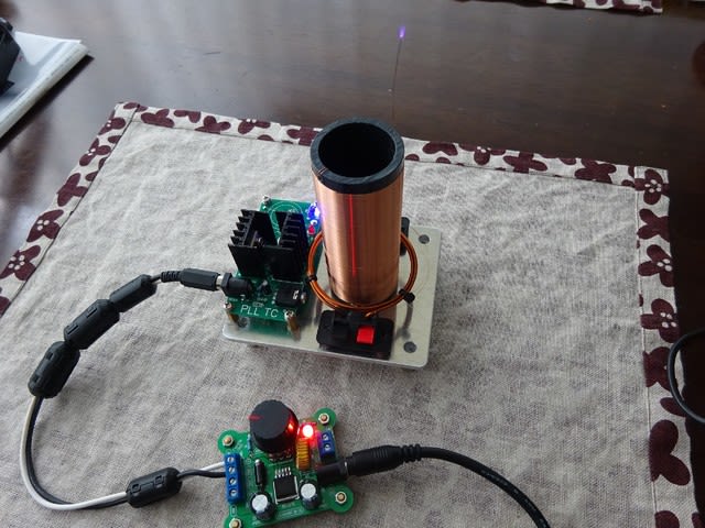 テスラコイル実験用電圧可変コンバータ Jo7tcx アマチュア無線局