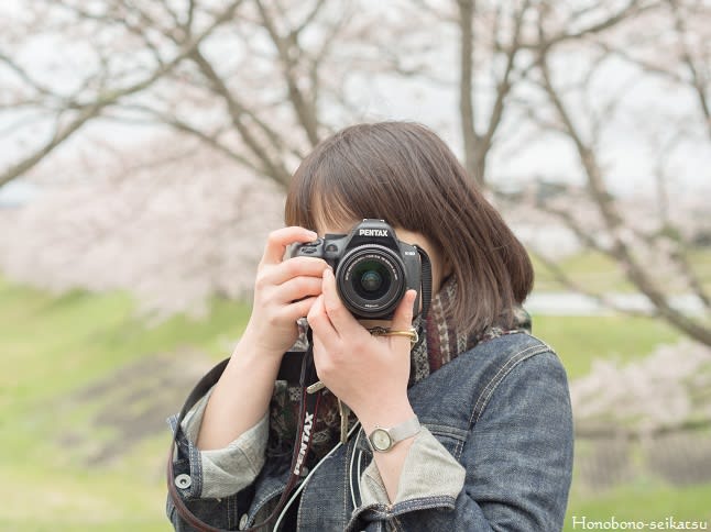 桜のトンネルとカメラ女子 ほのぼの生活 ちょっとhappyさがしませんか