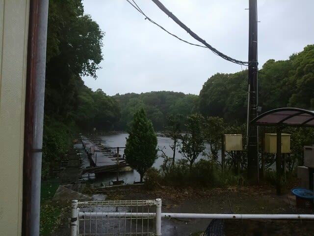 清遊湖に行ってきた 強風対策 カッパの淡々スイスイ