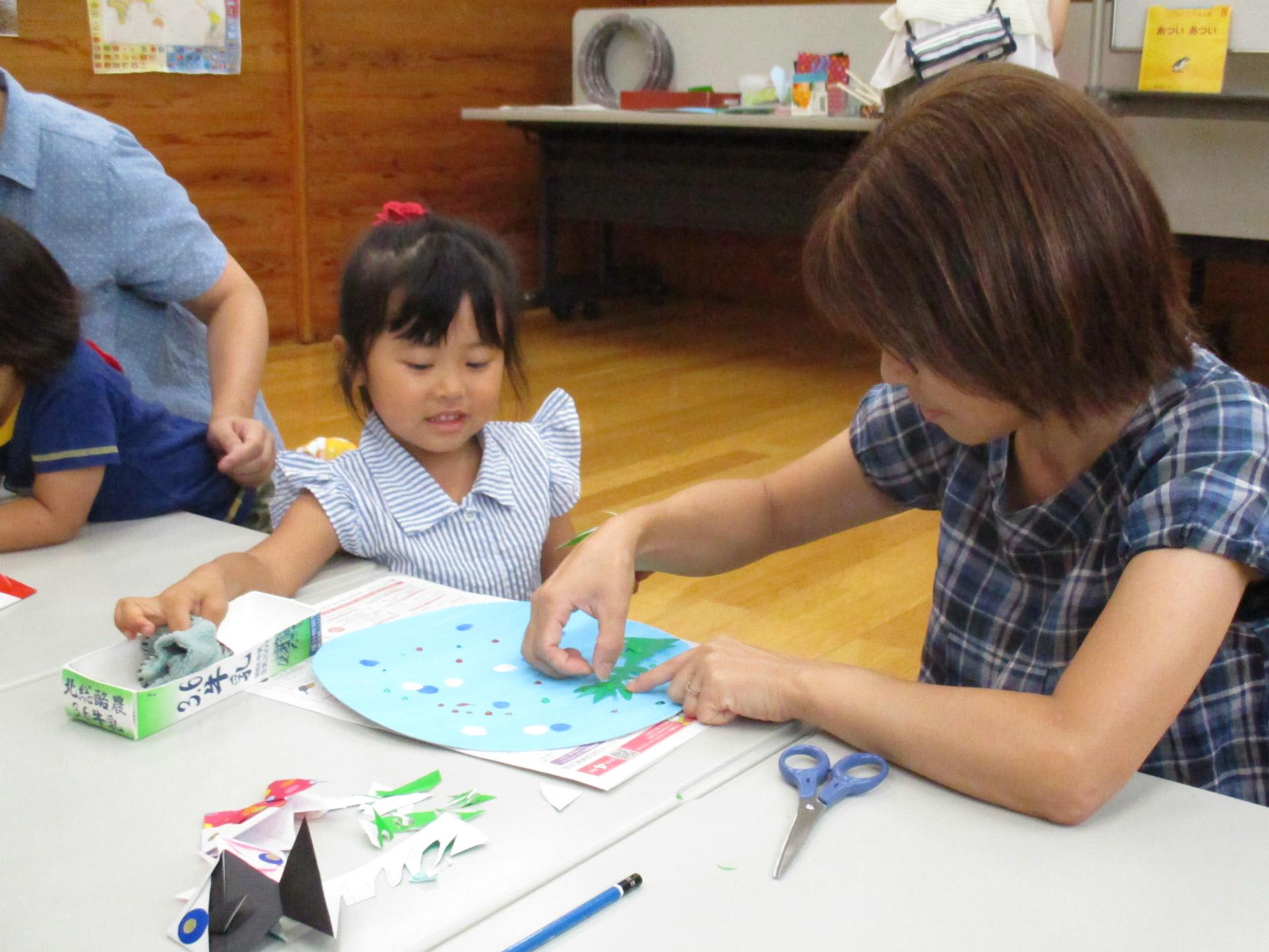 折り紙遊び講座 北子育て世代包括支援センター